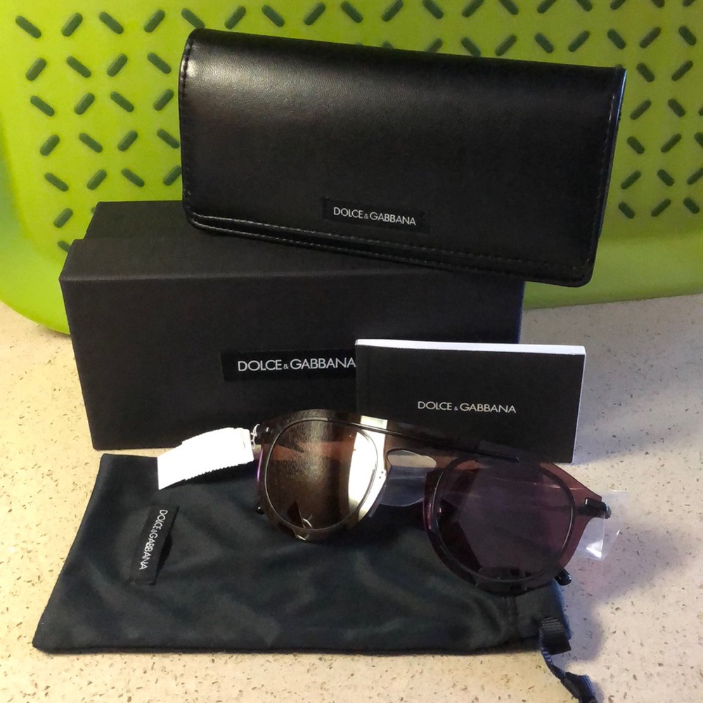 👓Dolce & Gabbana AUTH 48mm round sung… - Picture 4 of 13